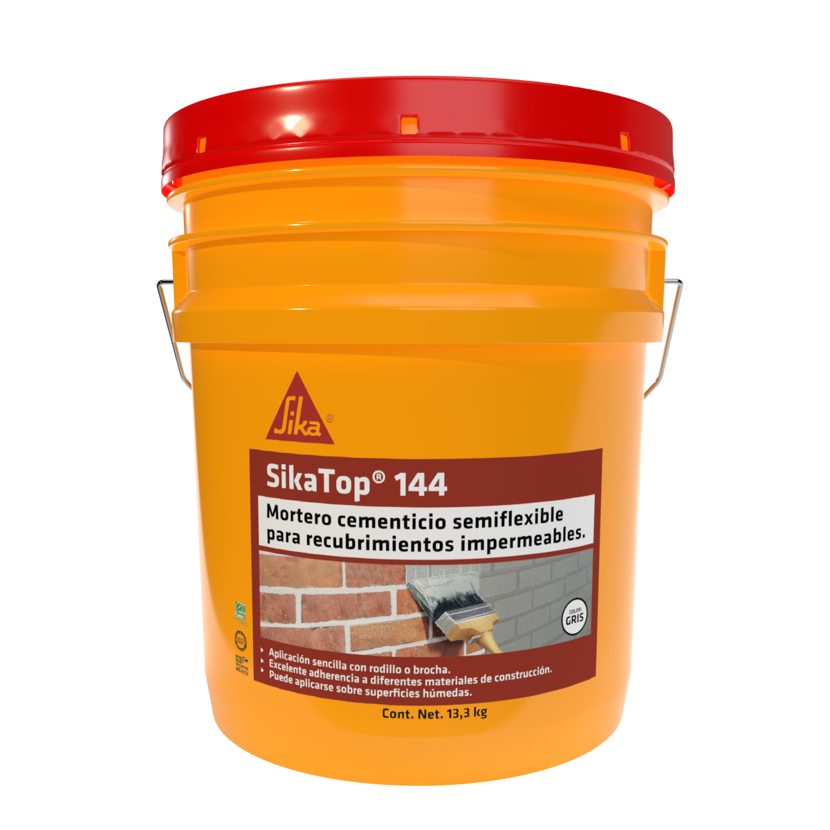 SIKATOP 144 13,3 KG GRIS