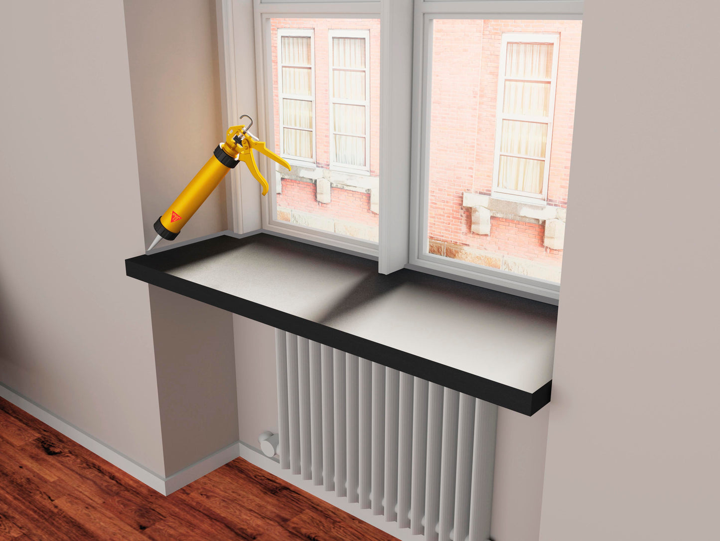 ACRYLIC SEALANT/SIKACRYL-150 GRAY ALUMINUM CARTRIDGE 300 ML