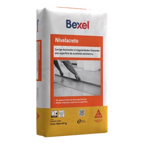 MORTERO AUTONIVELANTE BEXEL NIVELACRETO 4OKG
