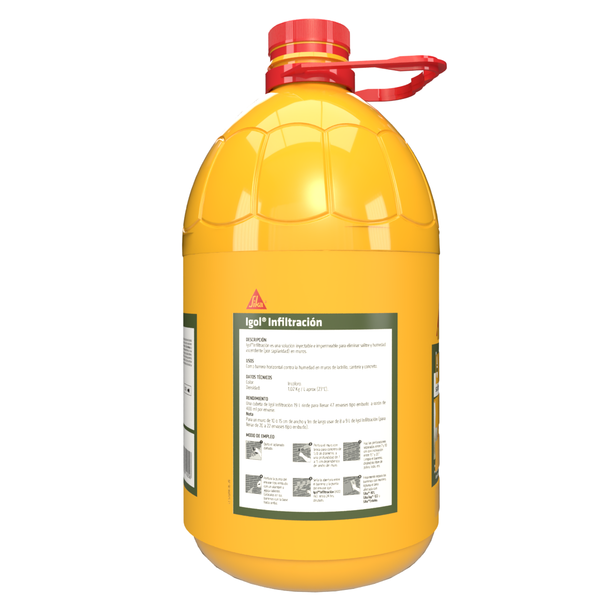 IGOL INFILTRACIÓN IMPERMEABILIZANTE PARA HUMEDAD ASCENDENTE 5L