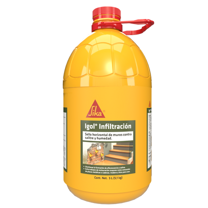 IGOL INFILTRACIÓN IMPERMEABILIZANTE PARA HUMEDAD ASCENDENTE 5L