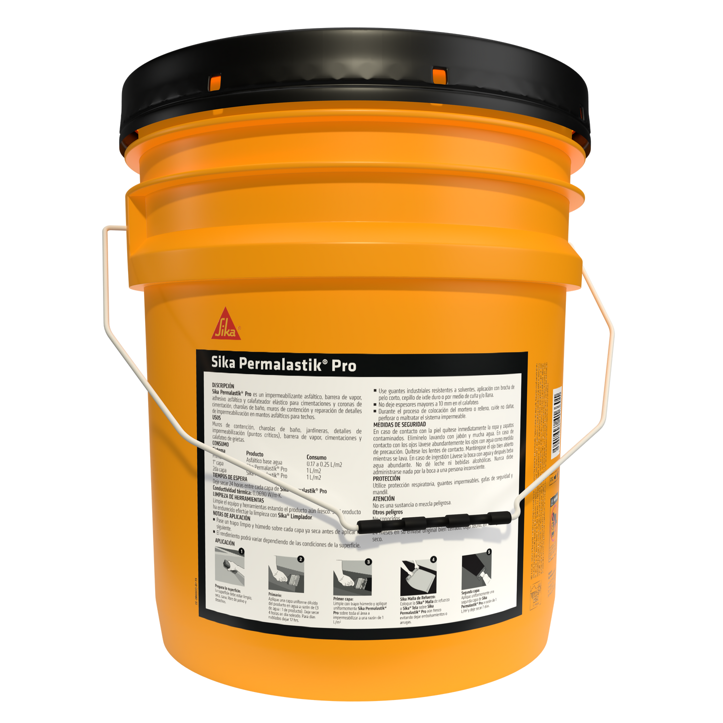 PERMALASTIK PRO IMPERMEABILIZANTE ASFÁLTICO PARA CIMENTACIONES 19L