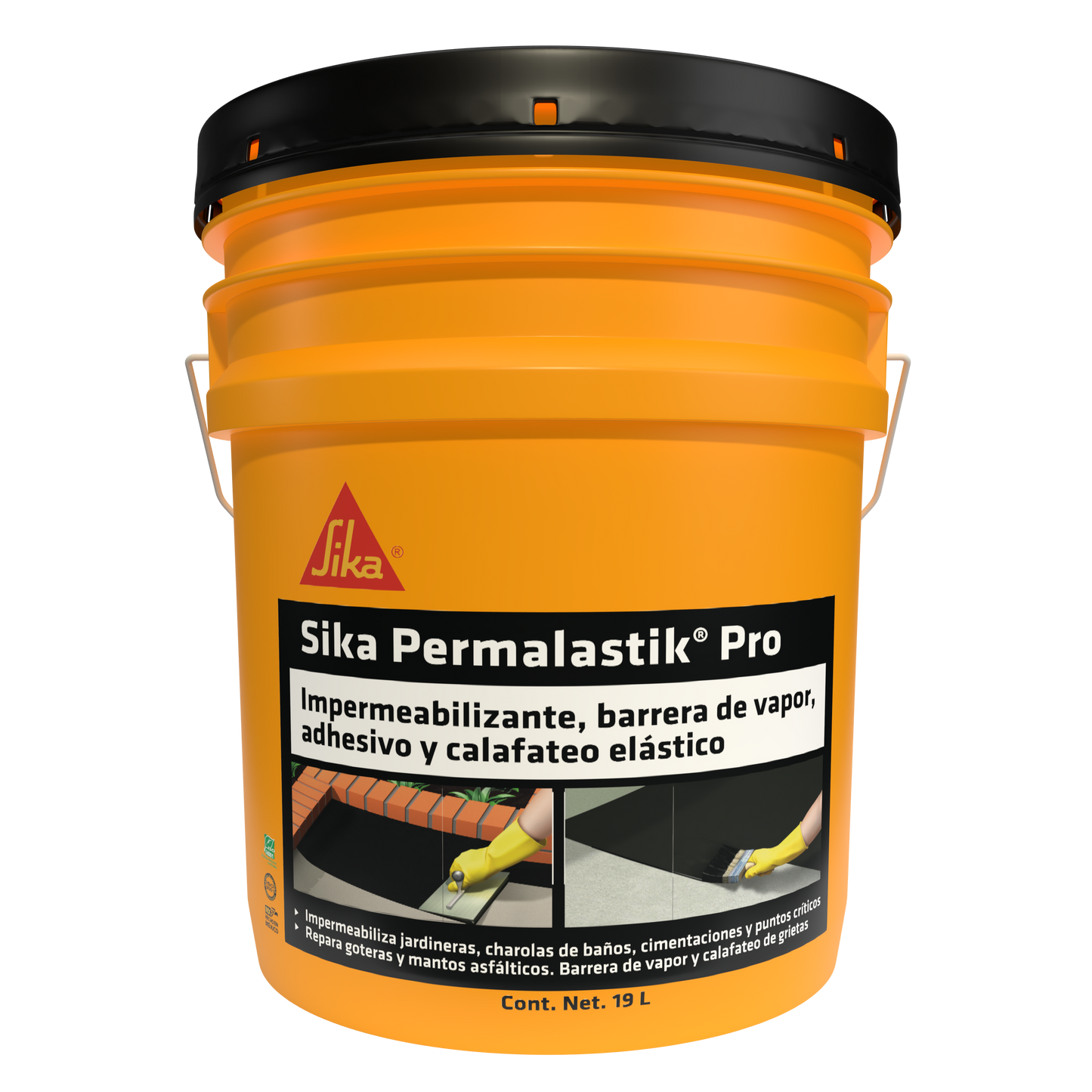 PERMALASTIK PRO IMPERMEABILIZANTE ASFÁLTICO PARA CIMENTACIONES 19L