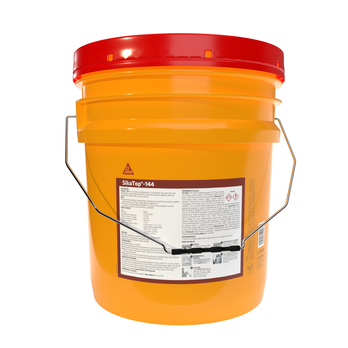 SIKATOP 144  13,3 KG GRIS