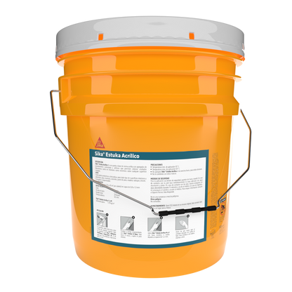 SIKA ESTUKA ACRILICO M BLANCO CUBETA 24KG