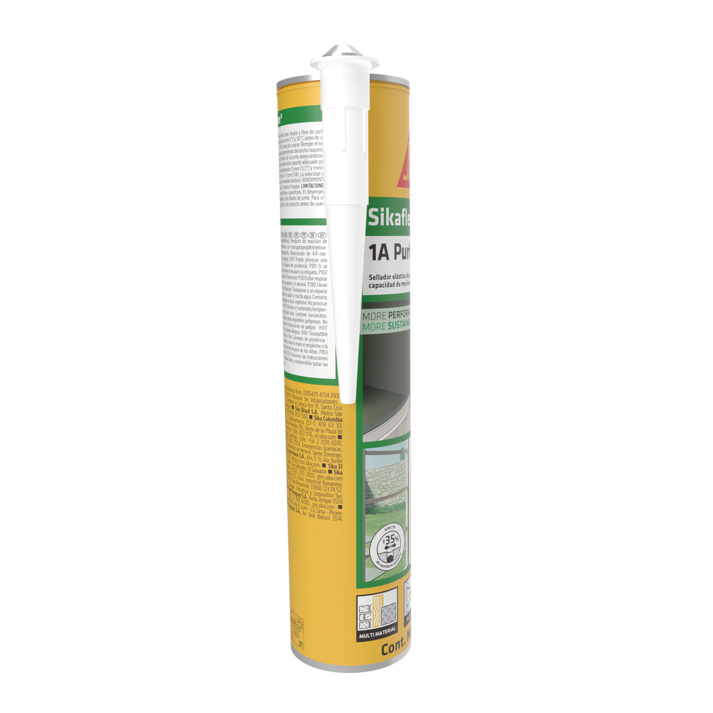 SIKAFLEX-1A CARTUCHO 300 ML GRIS SELLADOR DE POLIURETANO