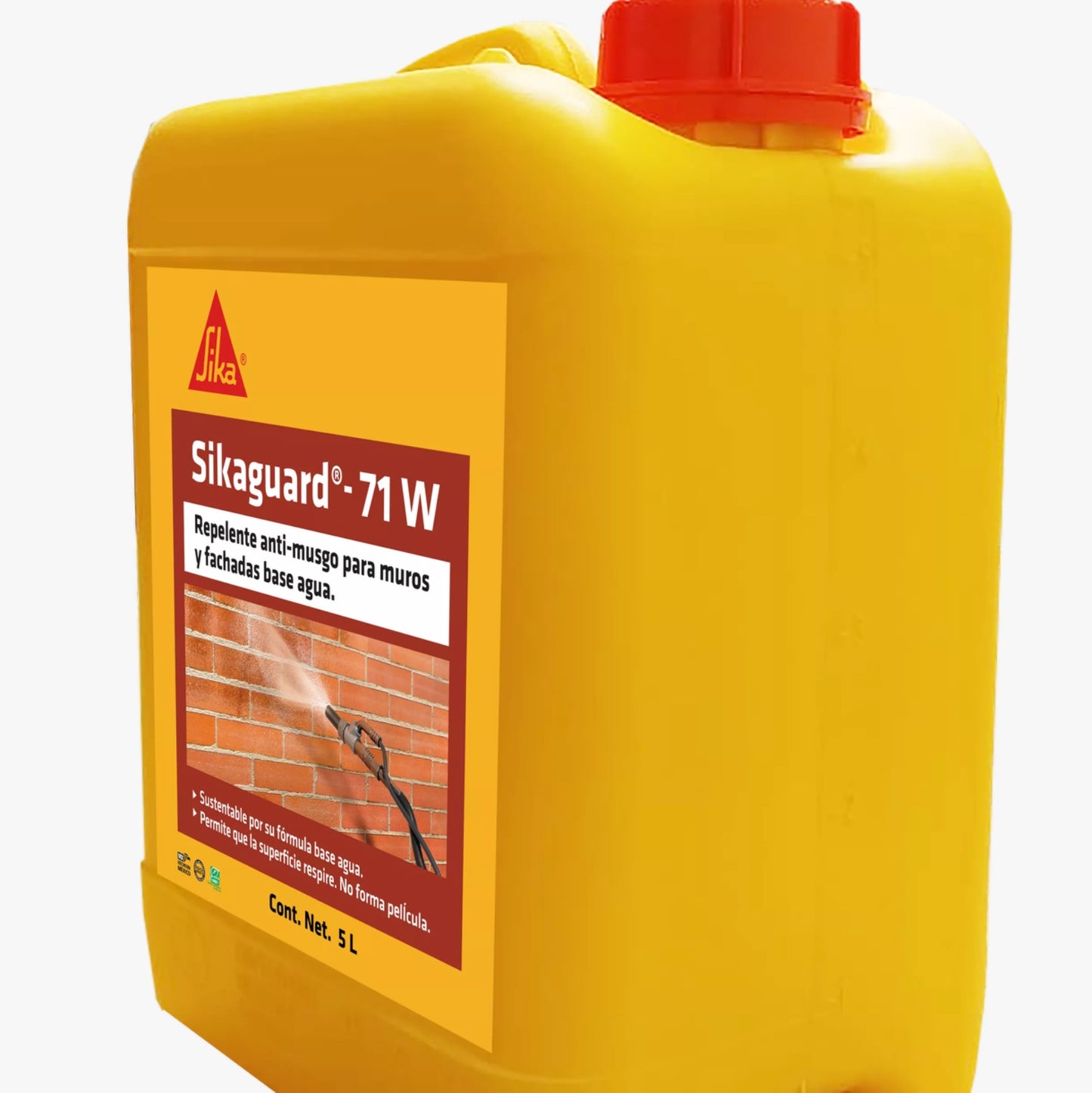 REPELENTE DE AGUA Y TRATAMIENTO ANTI-MUSGO BASE AGUA SIKAGUARD - 71 W PET 5L