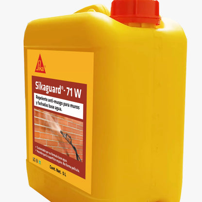 REPELENTE DE AGUA Y TRATAMIENTO ANTI-MUSGO BASE AGUA SIKAGUARD - 71 W PET 5L