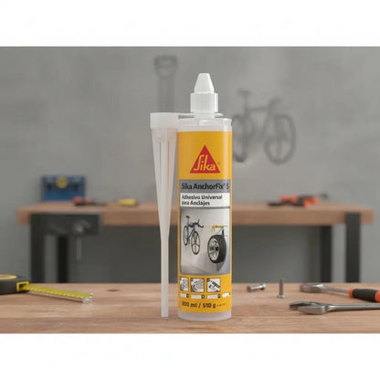 ADHESIVO UNIVERSAL PARA ANCLAJES SIKA ANCHORFIX S CARTUCHO 300 ML