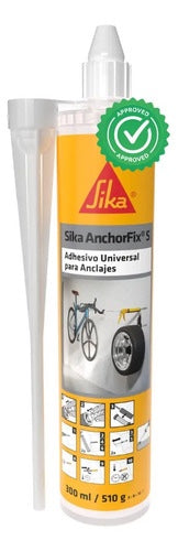 ADHESIVO UNIVERSAL PARA ANCLAJES SIKA ANCHORFIX S CARTUCHO 300 ML