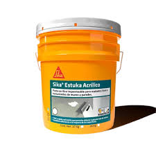 SIKA ESTUKA ACRILICO M BLANCO CUBETA 24KG